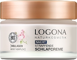 Krem na noc do skóry normalnej i suchej - Logona Bio Moisture Lift Rose Firming Night Cream — Zdjęcie N1