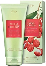 Maurer & Wirtz 4711 Aqua Colognia Lychee & White Mint - Żel pod prysznic — Zdjęcie N1