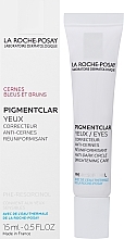 Rozjaśniający krem do skóry wokół oczu - La Roche-Posay Pigmentclar Eye Cream for Dark Circles — Zdjęcie N3