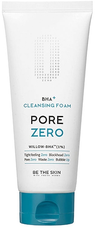 Pianka do mycia twarzy - Be The Skin BHA+ Pore Zero Cleansing Foam