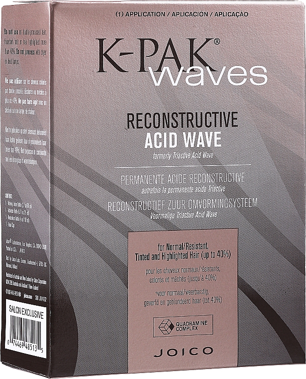 Zestaw do trwałej do włosów normalnych - Joico K-Pak Reconstructive Acid Wave N/R — Zdjęcie N1