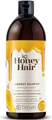 Szampon do włosów normalnych i suchych - Barwa Honey Hair Shampoo — Zdjęcie N1