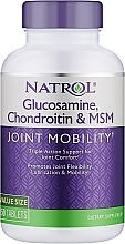 Suplement diety Glukozamina, chondroityna i MSM - Natrol Glucosamine, Chondroitin & MSM — Zdjęcie N3