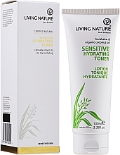 PRZECENA! Nawilżający tonik do twarzy - Living Nature Sensitive Hydrating Toner * — Zdjęcie N2