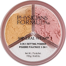 Kup Puder mineralny do utrwalania makijażu - Physicians Formula Mineral Wear 3-In-1 Setting Powder 