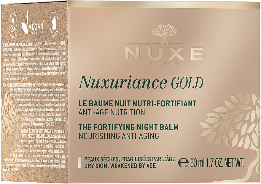 Odżywczy balsam wzmacniający na noc - Nuxe Nuxuriance® GOLD — Zdjęcie N2