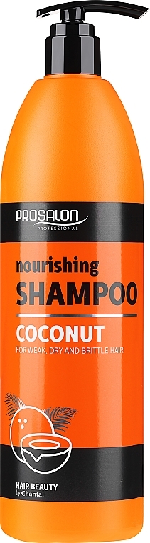 Odżywczy szampon do włosów słabych i łamliwych Kokos - Prosalon Hair Care Shampoo