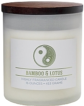 Świeca zapachowa z dwoma knotami - Colonial Candle Bamboo Lotus — Zdjęcie N2