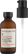 Serum do twarzy z witaminą C i kwasem ferulowym - Perricone MD Vitamin C Ester CCC + Ferulic Brightening Complex 20%	 — Zdjęcie N3