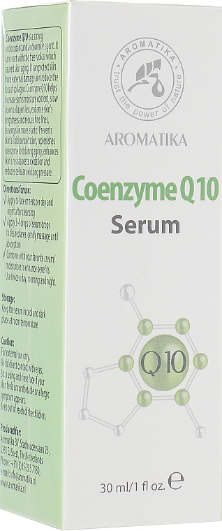 Serum do twarzy z koenzymem Q10 - Aromatika — Zdjęcie N1
