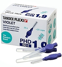 Kup Szczoteczki międzyzębowe z nasadkami, 1,9 mm, fioletowe - Tandex Flexi Violet