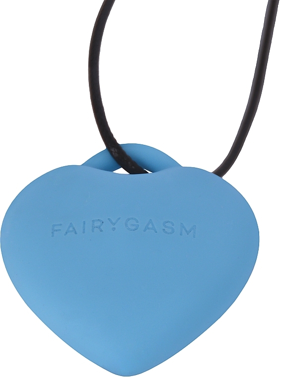 Miniwibrator, naszyjnik, niebieski - Fairygasm PleasureStone — Zdjęcie N2
