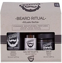 Kup Zestaw - B.Barber Beard Ritual Kit (b/wash/150ml + balm/50ml + parfum/20ml)