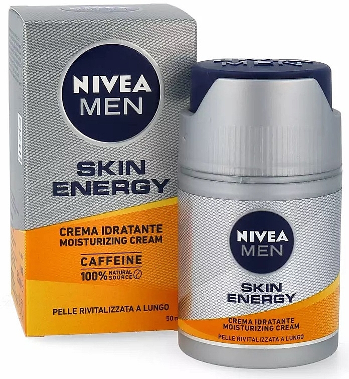 Krem nawilżający do twarzy - NIVEA MEN Skin Energy Moisturizing Cream — Zdjęcie N1