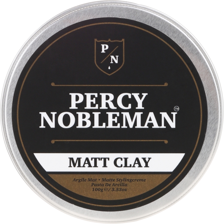 Matująca glinka do stylizacji włosów dla mężczyzn - Percy Nobleman Matt Clay