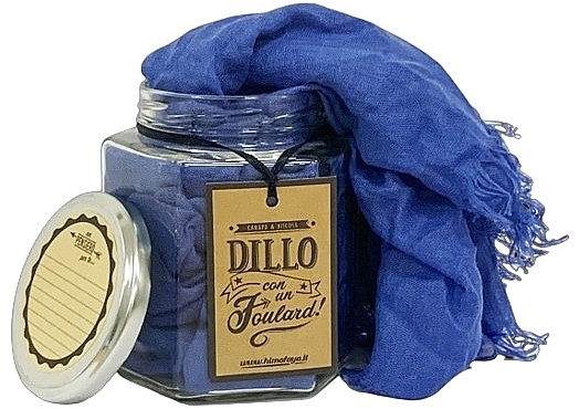 Szal w słoiku, błękitny - Himalaya Alcea Dilla Con Un Foulard Azzurro — Zdjęcie N1