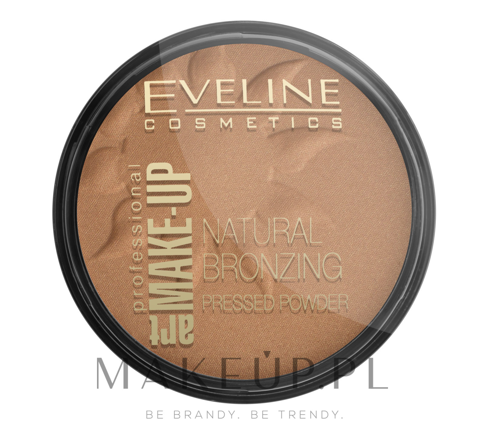 Prasowany puder brązujący - Eveline Cosmetics Art Professional Make-Up — Zdjęcie 50 - Shine