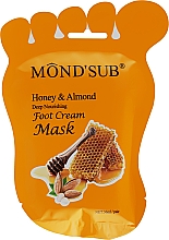 Odżywcza maska do stóp z miodem i migdałami - Mond'Sub Honey & Almond Foot Cream Mask — Zdjęcie N1
