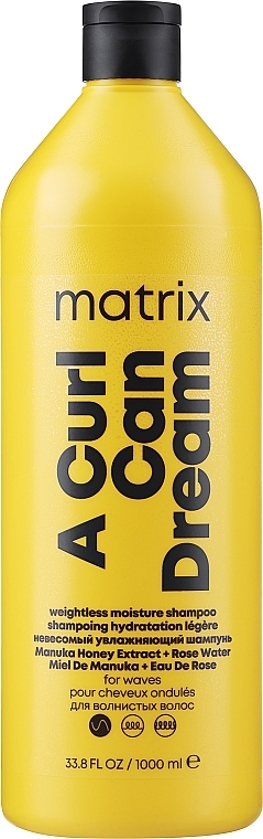 Szampon do włosów falowanych - Matrix A Curl Can Dream Weightless Moisture Shampoo