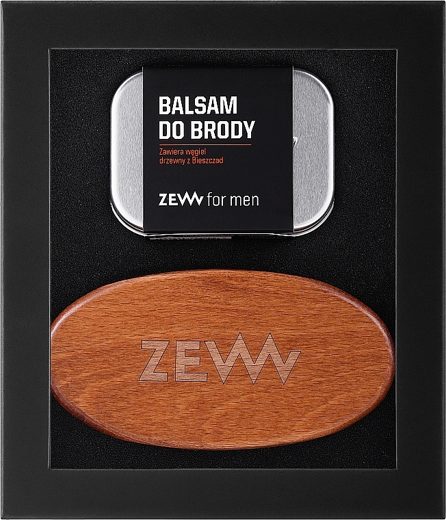 Zestaw - Zew For Men (/Beard/brush + balm/80ml) — Zdjęcie N1