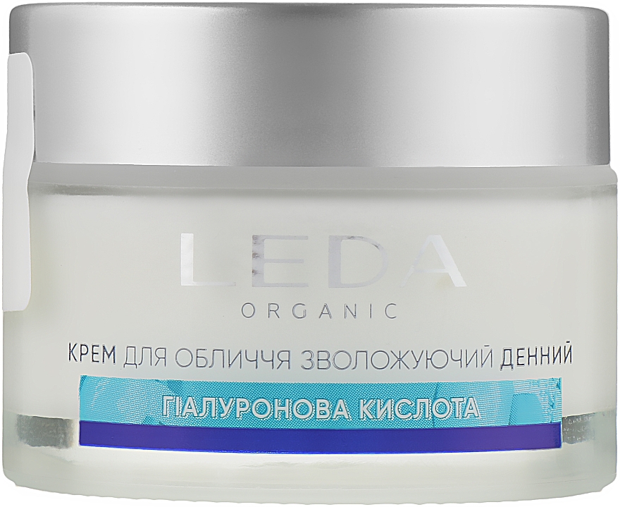 Nawilżający krem ​​do twarzy na dzień z kwasem hialuronowym i prebiotykiem - Leda Day Moisturizing Face Cream — Zdjęcie N1