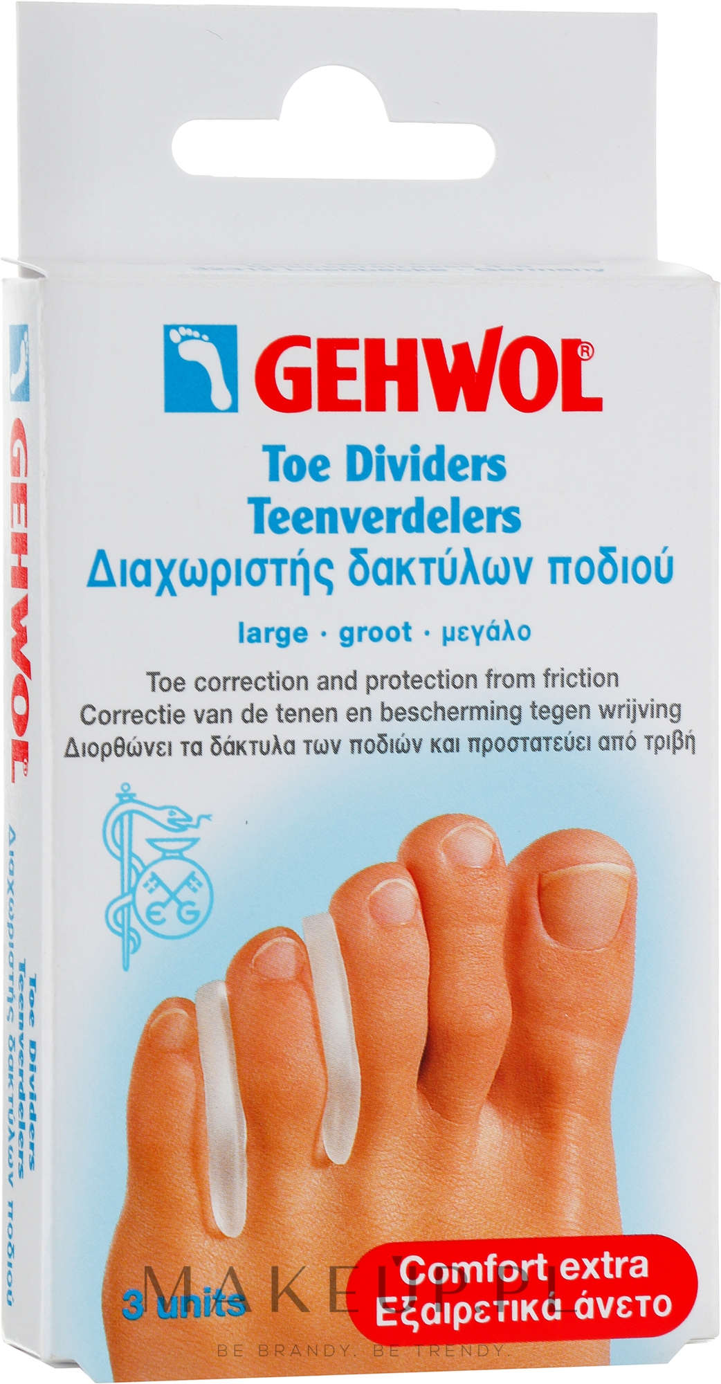 Rozdzielacz do palców stopy (duży) - Gehwol — Zdjęcie 3 szt.