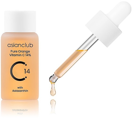 PREZENT! Serum do twarzy z witaminą C - Asianclub Pure Orange Vitamin C 14% — Zdjęcie N2