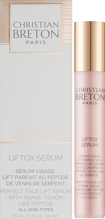 Liftingujące serum do twarzy - Christian Breton Liftox Perfect Face Lift Serum — Zdjęcie N2