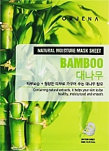 PREZENT! Bambusowa maska ​​w płachcie do twarzy - Orjena Natural Moisture Mask Sheet Bamboo — Zdjęcie N1