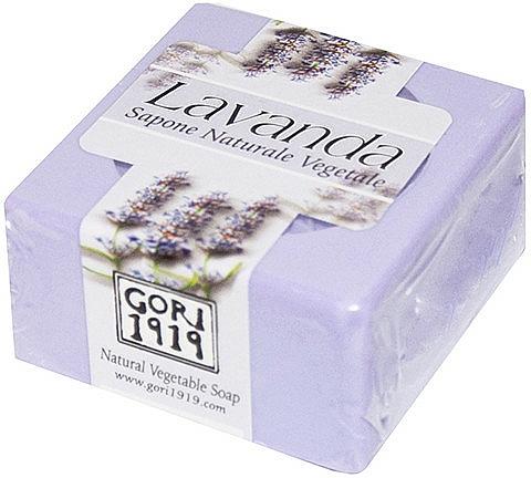 Mydło w kostce Lawenda - Antico Saponificio Gori 1919 Lavender Natural Vegetable Soap — Zdjęcie N1
