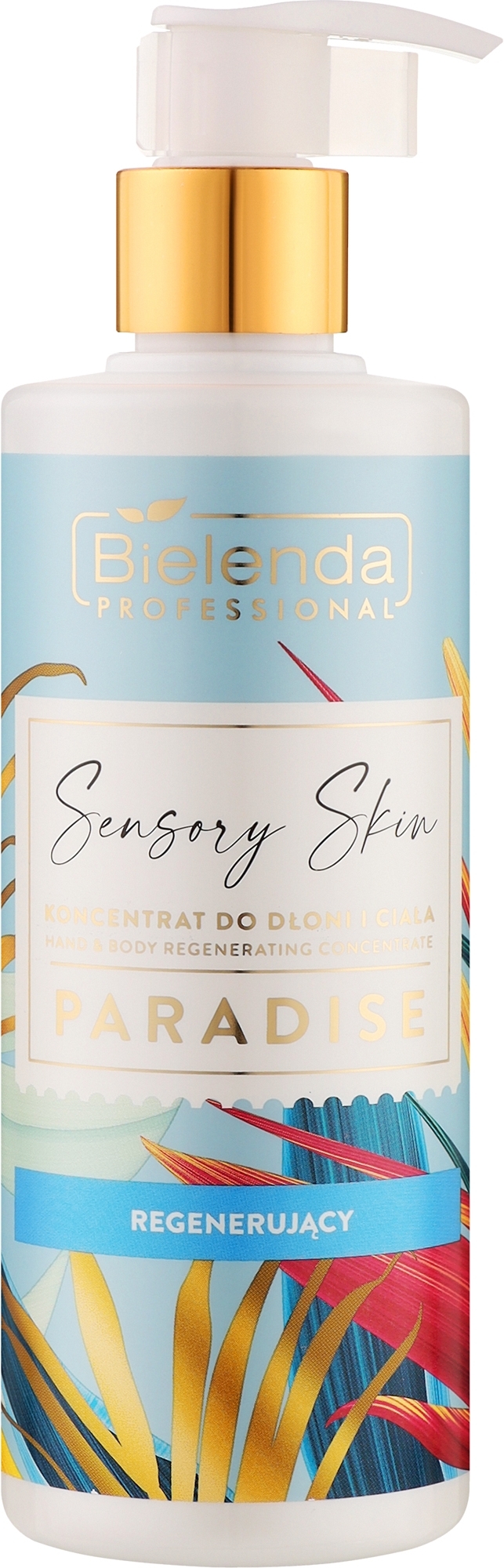 Regenerujący koncentrat do dłoni i ciała - Bielenda Professional Sensory Skin Paradise Hand And Body Concentrate — Zdjęcie 300 ml