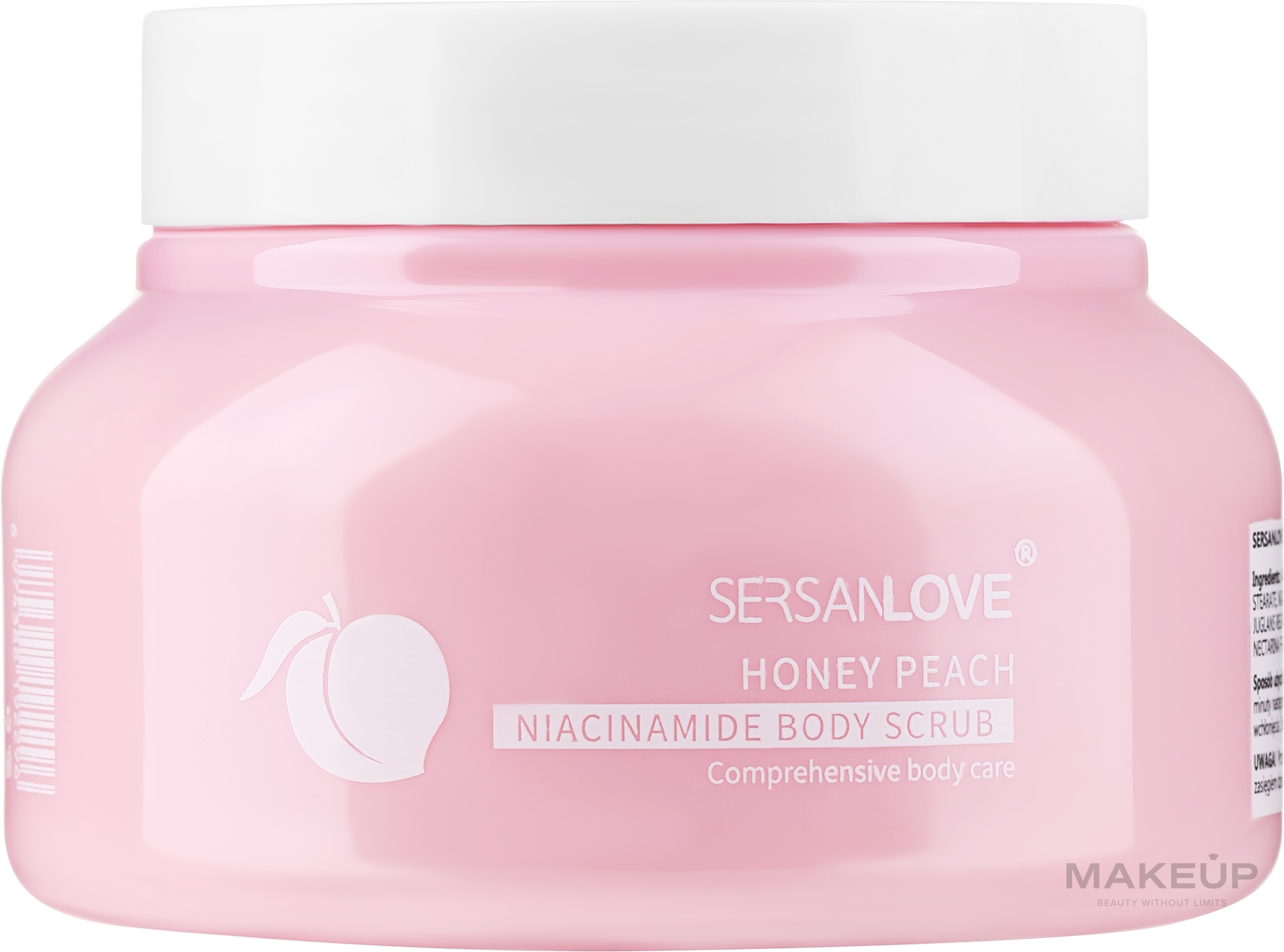 Peeling do ciała z ekstraktem brzoskwiniowym - Sersanlove Honey Peach Nicotinamide Body Scrub — Zdjęcie 250 g