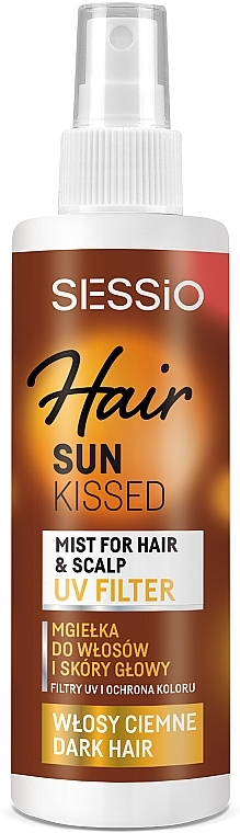 Mgiełka do ciemnych włosów - Sessio Hair Sun Kissed Mist For Hair And Scalp Dark Hair — Zdjęcie N1