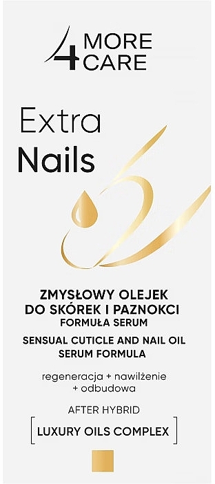 Olejek do skórek i paznokci - More4Care Extra Nails — Zdjęcie N2