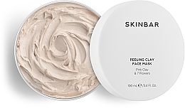 Kup Rozświetlająca maska ​​​​do twarzy z glutationem - SKINBAR Pink Clay & 7 Flowers Face Mask