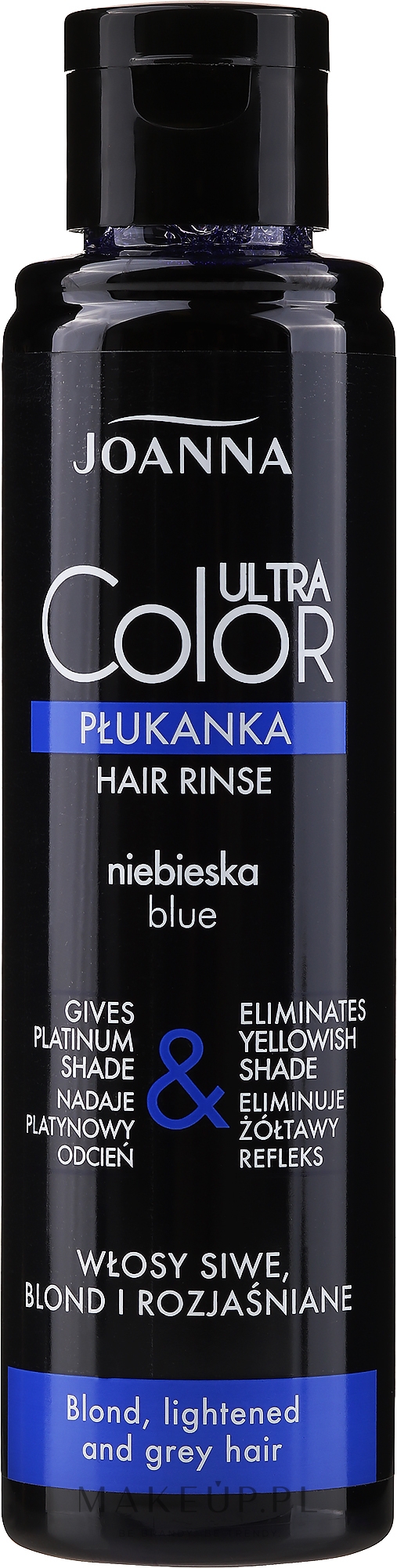 Niebieska płukanka do włosów - Joanna Ultra Color System — Zdjęcie 150 ml