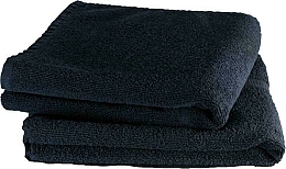 Ręcznik fryzjerski czarny, 90 x 50 cm - Goldwell Towel Black  — Zdjęcie N1