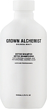 Kup Detoksujący szampon do włosów - Grown Alchemist Detox Shampoo Hydrolyzed Silk Protein & Black Pepper & Sage