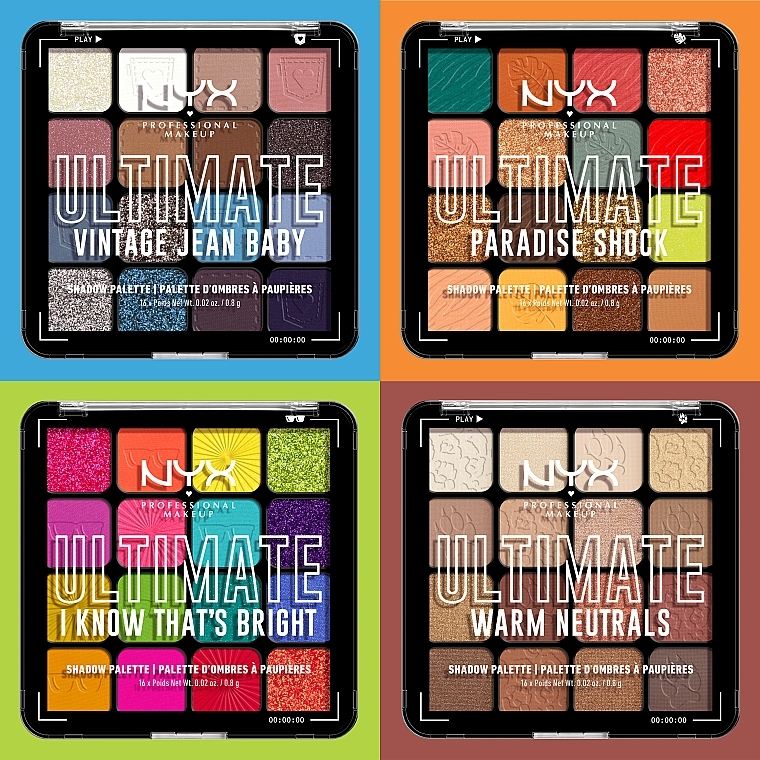Paleta cieni do powiek - NYX Professional Makeup Ultimate Shadow Palette — Zdjęcie N14