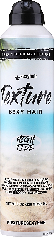 Teksturyzujący lakier do włosów - SexyHair High Tide Texturizing Finishing Hairspray — Zdjęcie N1