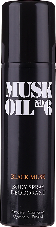 Gosh Copenhagen Muck Oil No.6 Black Musk - Dezodorant w sprayu — Zdjęcie N1