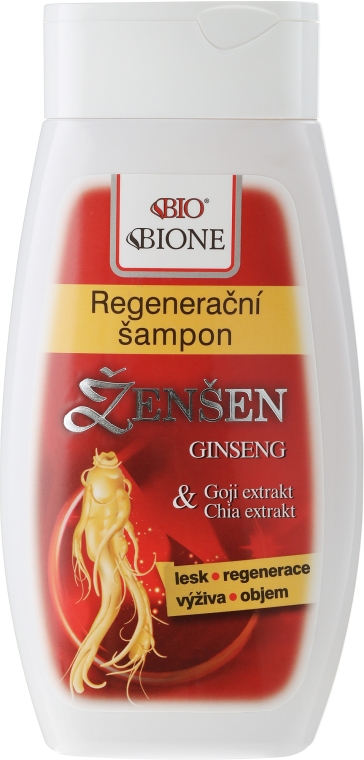 Regenerujący szampon do włosów z żeń-szeniem - Bione Cosmetics Ginseng Regenerative Shampoo