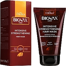 PRZECENA! Intensywnie wzmacniająca maseczka do włosów Bursztyn bałtycki i biolin - Biovax Glamour Amber * — Zdjęcie N1