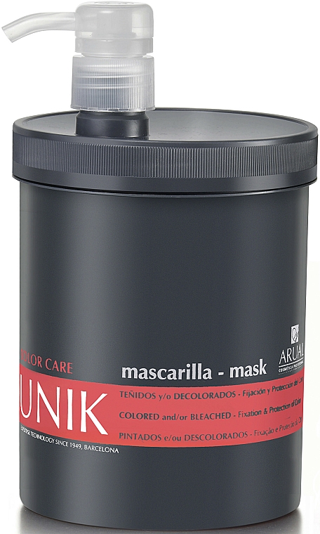 Maska do włosów farbowanych - Arual Unik Color Care Mask — Zdjęcie N2