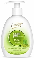 Kup Kremowe mydło w płynie Matcha i mięta - Luksja Care Pro Matcha and Mint Liquid Soap