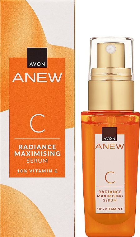 PRZECENA! Rozświetlająco-odmładzające serum do twarzy z witaminą C - Avon Anew Vitamin C Radiance Maximizing Serum * — Zdjęcie N2