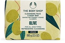 Kup Mydło do twarzy i ciała Oliva - The Body Shop Olive Cleansing Face & Body Bar 