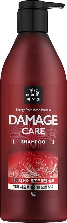 Wygładzający szampon z keratyną - Mise En Scene Damage Care Shampoo