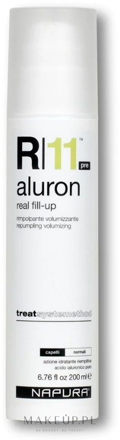 Krem zwiększający objętość włosów - Napura R11 Aluron Repumpling Pre — Zdjęcie 200 ml