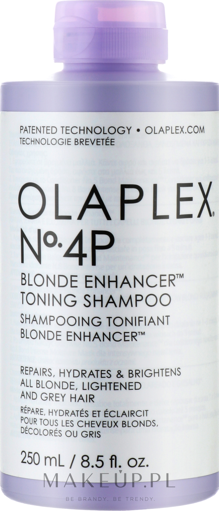 Szampon neutralizujący do włosów blond - Olaplex No 4P Blonde Enhancer Toning Shampoo — Zdjęcie 250 ml